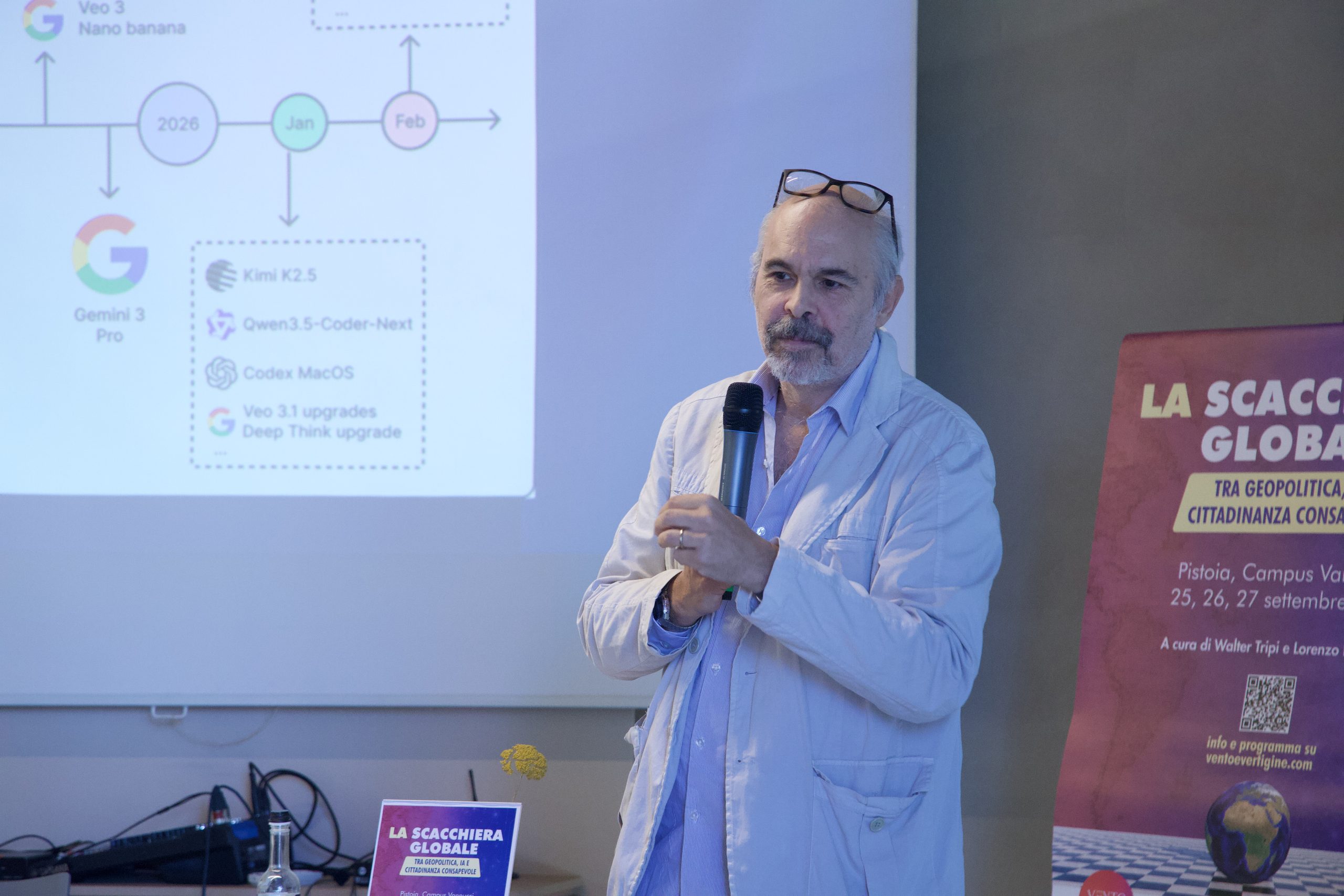 “La Scacchiera Globale. Tra geopolitica, IA e cittadinanza consapevole” con Luca Tremolada